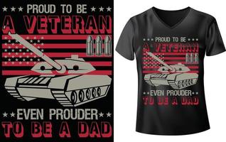 design t-shirt militare vettore