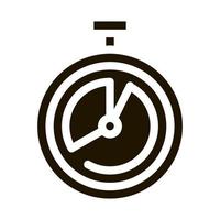 Timer cronometro icona vettore glifo illustrazione