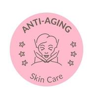 anti invecchiamento pelle cura soluzione, lozione cosmetici vettore