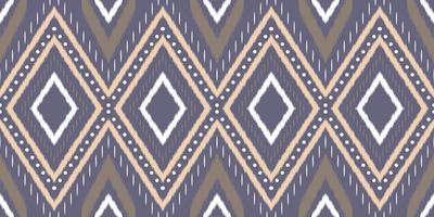 etnico tessile tessuto modelli sfondo. tribale ikat geometria tessuto senza soluzione di continuità modello Vintage ▾ retrò stile. africano motivo reale lussuoso ornato elegante antico astratto ornamento Stampa vettore. vettore