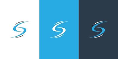attività commerciale aziendale lettera S logo design vettore. semplice e pulito piatto design di lettera S logo vettore