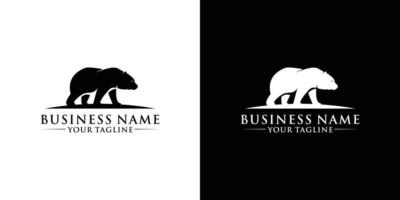 orso logo design vettore