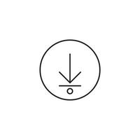freccia icona, pointer direzione, su pulsante freccia chiave, Scarica simbolo freccia chiave vettore