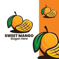 dolce Mango arte illustrazione vettore