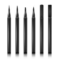 impostato cosmetico trucco eyeliner matita vettore