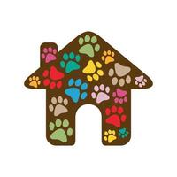 animali domestici Casa logo vettore