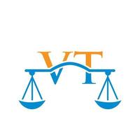 legge azienda lettera vt logo design. legge procuratore cartello vettore