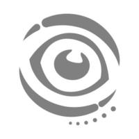 occhio icona logo design vettore