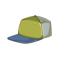 moda baseball berretto cartone animato vettore illustrazione