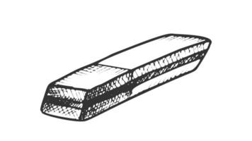 gomma per cancellare Stazionario attrezzatura monocromatico vettore