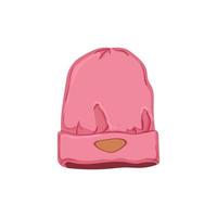 freddo inverno cappello donna cartone animato vettore illustrazione