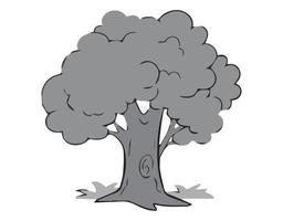 albero vettore silhouette illustrazione disegno