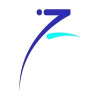 lettera z icona illustrazione vettore