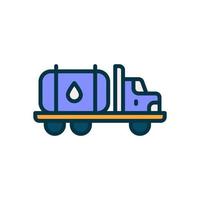 olio camion icona per il tuo sito web, mobile, presentazione, e logo design. vettore