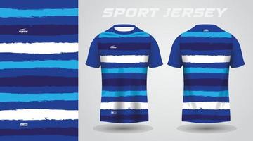 maglia blu maglia sportiva design vettore