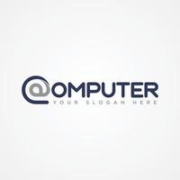 computer lettera per il tuo migliore attività commerciale simbolo vettore