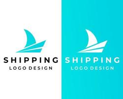 nave, mare, oceano, marinaio logo design. vettore