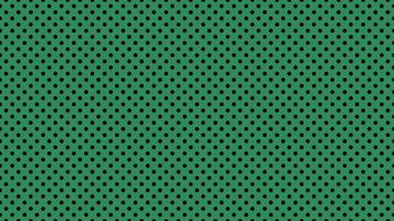 nero polka puntini al di sopra di mare verde sfondo vettore