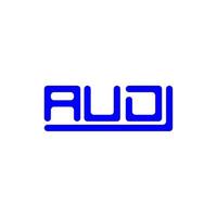 aud lettera logo creativo design con vettore grafico, aud semplice e moderno logo.