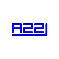 azz lettera logo creativo design con vettore grafico, azz semplice e moderno logo.
