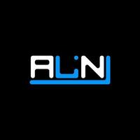 aln lettera logo creativo design con vettore grafico, aln semplice e moderno logo.