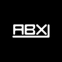 abx lettera logo creativo design con vettore grafico, abx semplice e moderno logo.