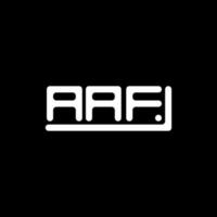 aaf lettera logo creativo design con vettore grafico, aaf semplice e moderno logo.