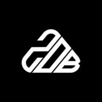 zob lettera logo creativo design con vettore grafico, zob semplice e moderno logo.