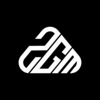 zgm lettera logo creativo design con vettore grafico, zgm semplice e moderno logo.