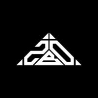 zbo lettera logo creativo design con vettore grafico, zbo semplice e moderno logo.