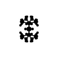 rorschach test icona. semplice stile rorschach test sfondo simbolo. marca logo design elemento. rorschach test maglietta stampa. vettore per etichetta.