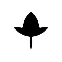 fiore icona. semplice stile fiore negozio manifesto sfondo simbolo. fiore marca logo design elemento. fiore maglietta stampa. vettore per etichetta.