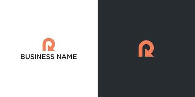 lettera r logo design ispirazione vettore
