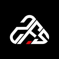 zfs lettera logo creativo design con vettore grafico, zfs semplice e moderno logo.