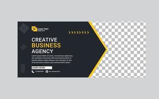 creativo sociale media copertina design vettore