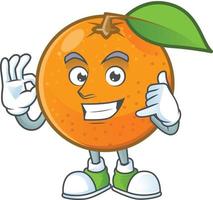vettore di frutta arancione