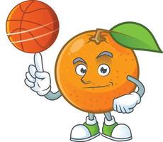 vettore di frutta arancione