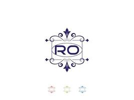 monogramma ro lusso logo, unico ro logo lettera design vettore