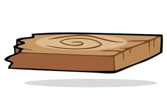 vettore cartone animato legna