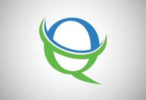 lettera q logo design modello, vettore illustrazione
