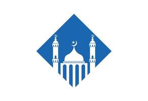 moschea logo disegno, islamico logo modello, vettore illustrazione