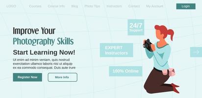 Ottimizzare il tuo fotografia abilità, inizio apprendimento vettore