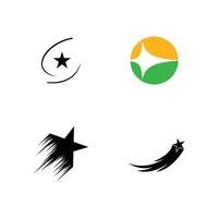 semplice e di moda stella logo illustrazione design vettore