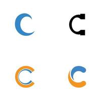 lettera c logo design Vektor modello vettore