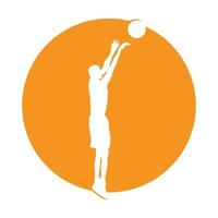 pallacanestro logo Vektor vettore