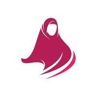 muslimah hijab vettore illustrazione