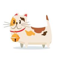 gatto cartone animato personaggio vettore illustrazione