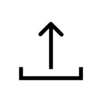 caricare dati icona linea isolato su bianca sfondo. nero piatto magro icona su moderno schema stile. lineare simbolo e modificabile ictus. semplice e pixel Perfetto ictus vettore illustrazione