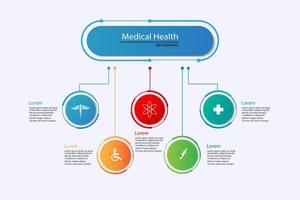 vettore astratto sanità scienza medica icona concetto sfondo