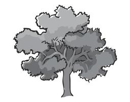 albero vettore silhouette illustrazione disegno